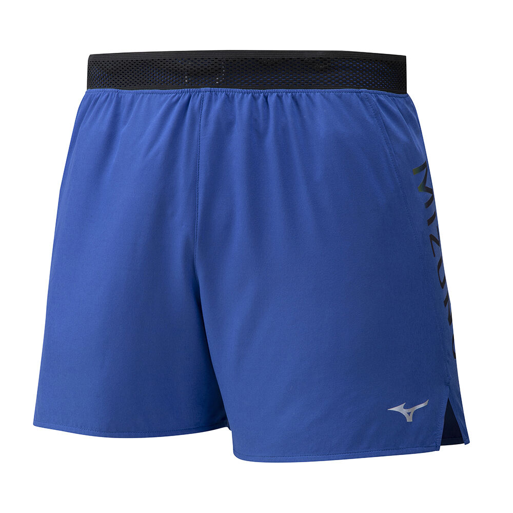 Mens Mizuno Aero 4.5 Running Shorts Blue Philippines (GEBRAW504)